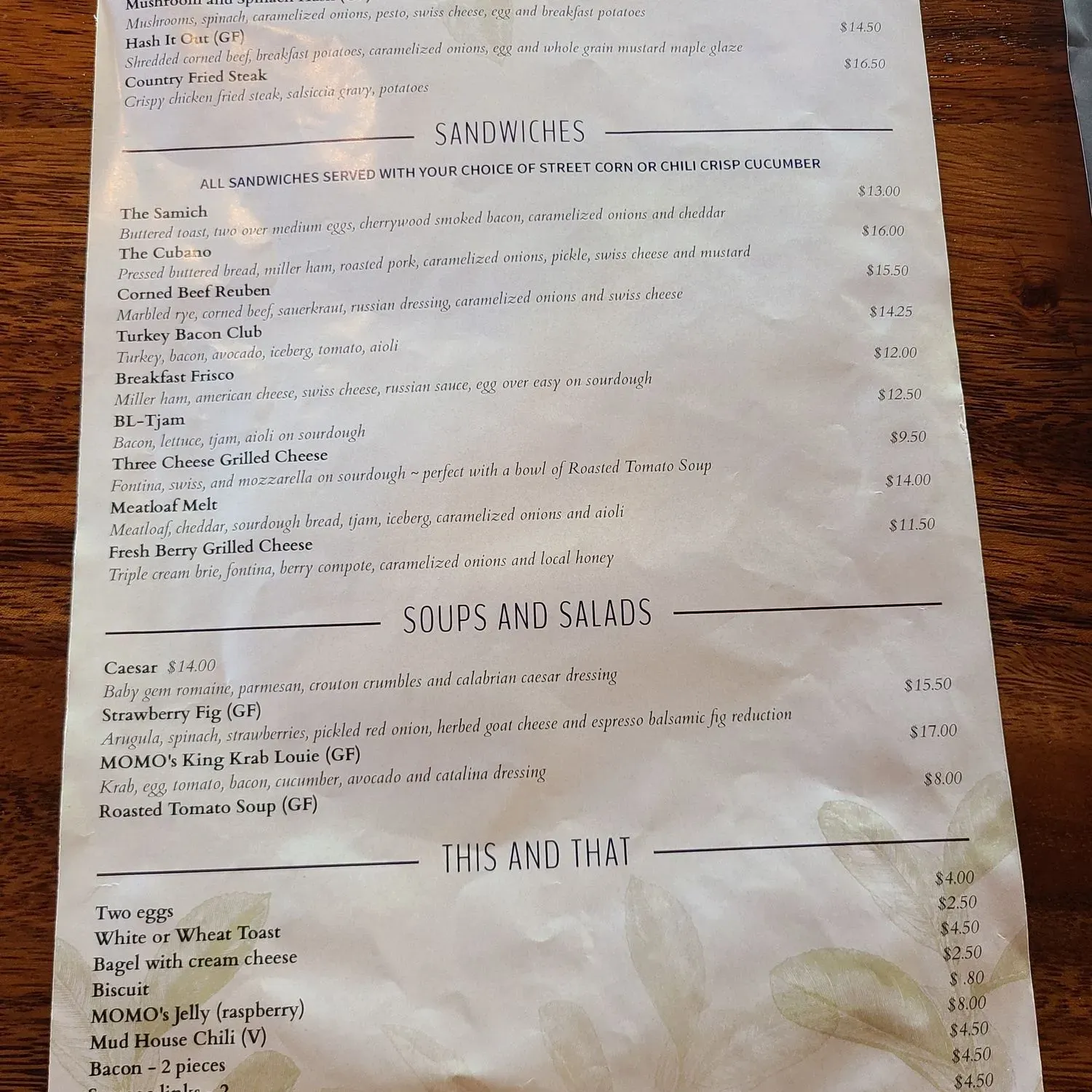 Menu 2