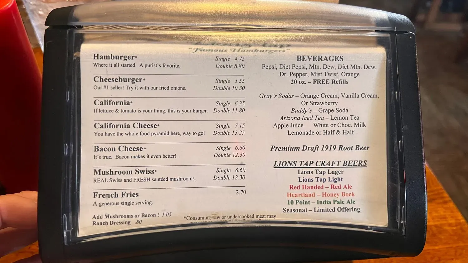 Menu 6