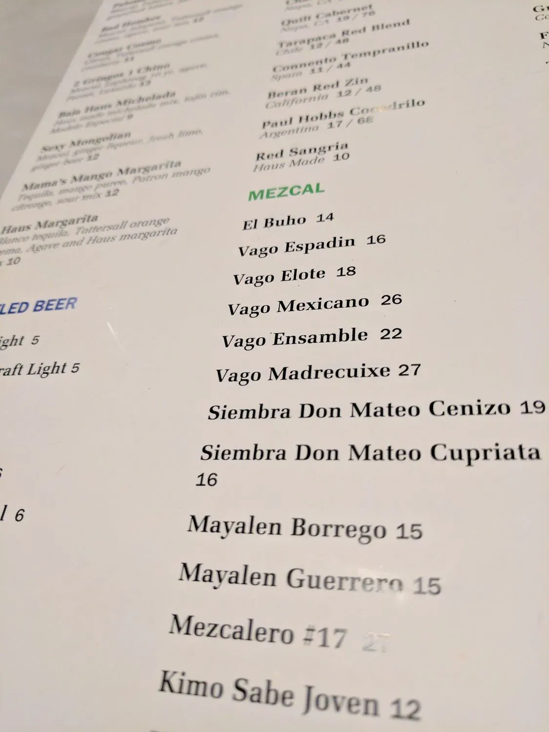 Menu 6