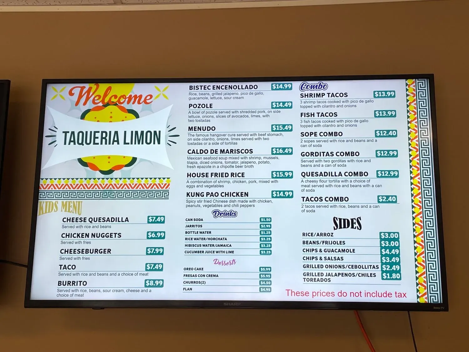 Menu 2