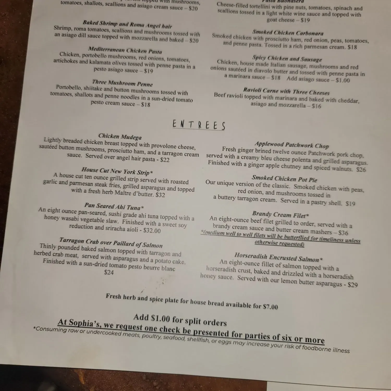 Menu 6