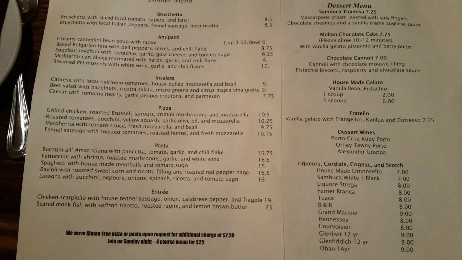 Menu 3