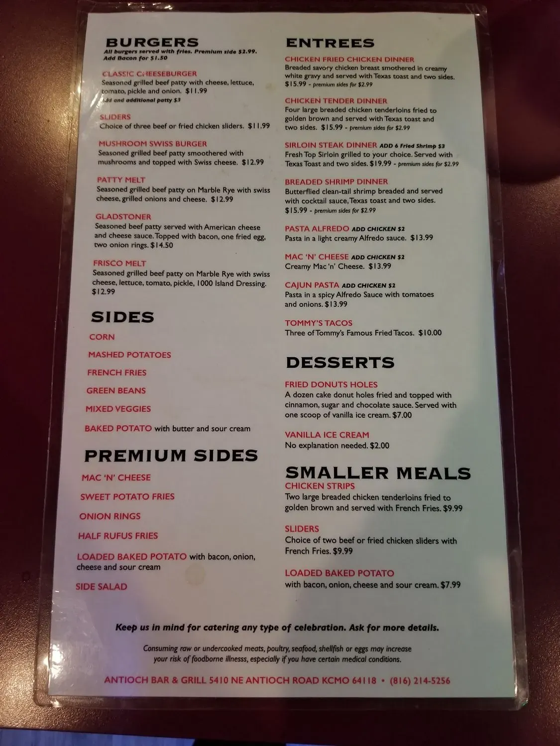 Menu 3