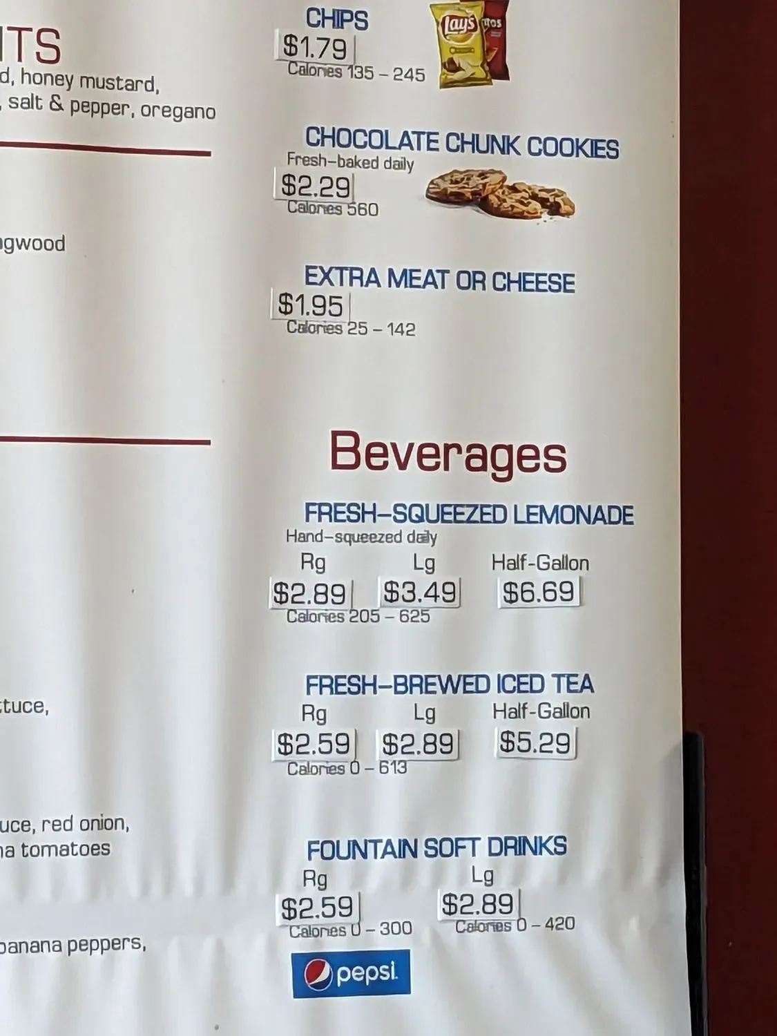 Menu 3