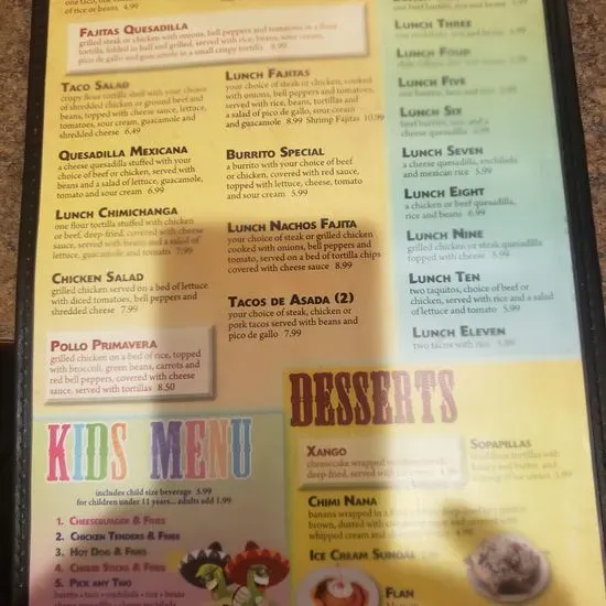 Menu 2