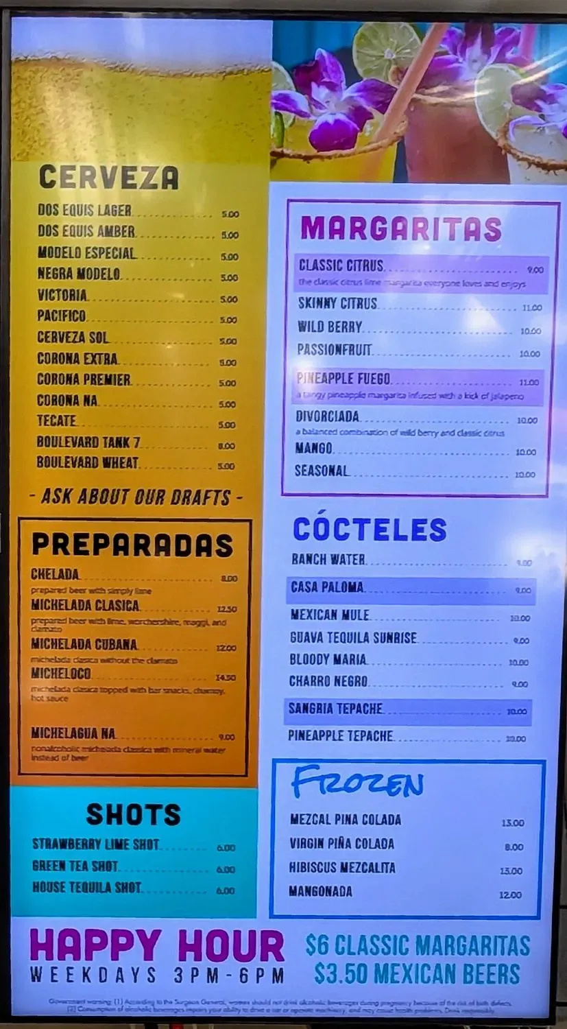 Menu 5