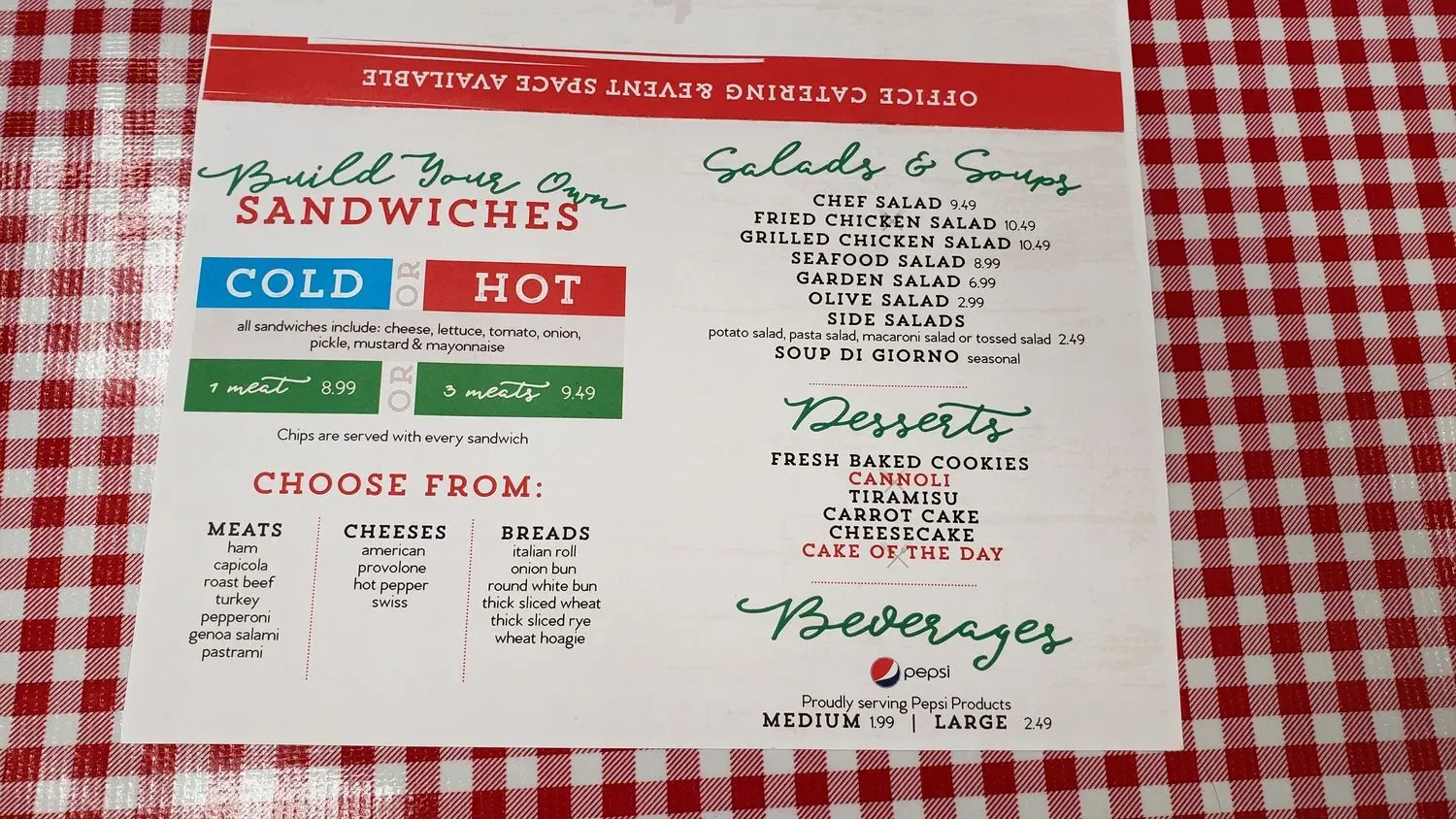 Menu 4