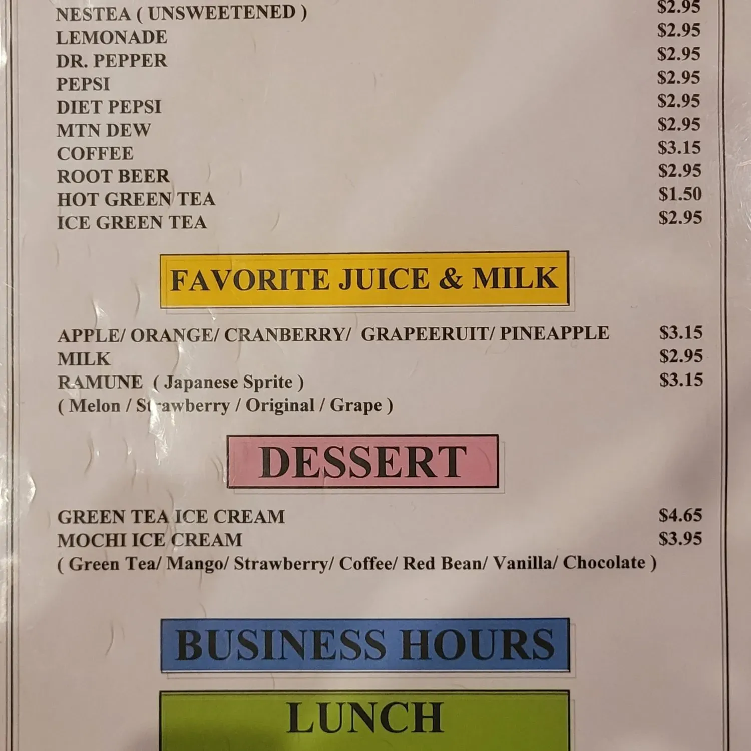 Menu 3