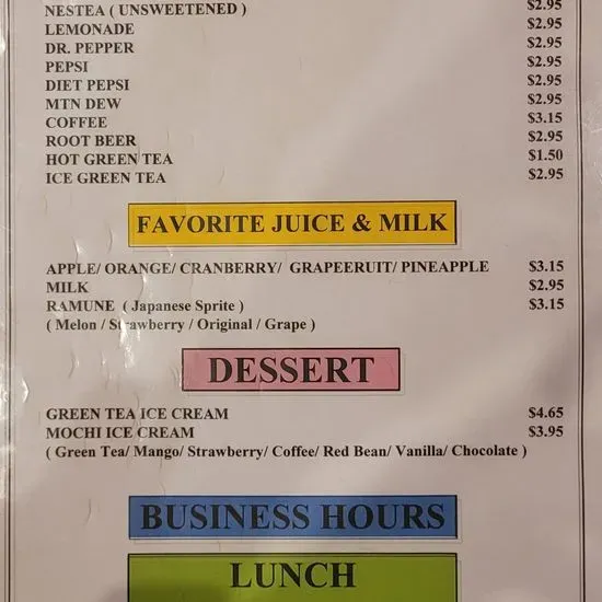 Menu 3