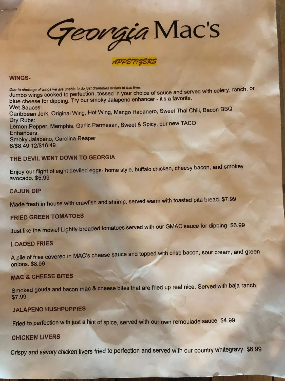 Menu 3