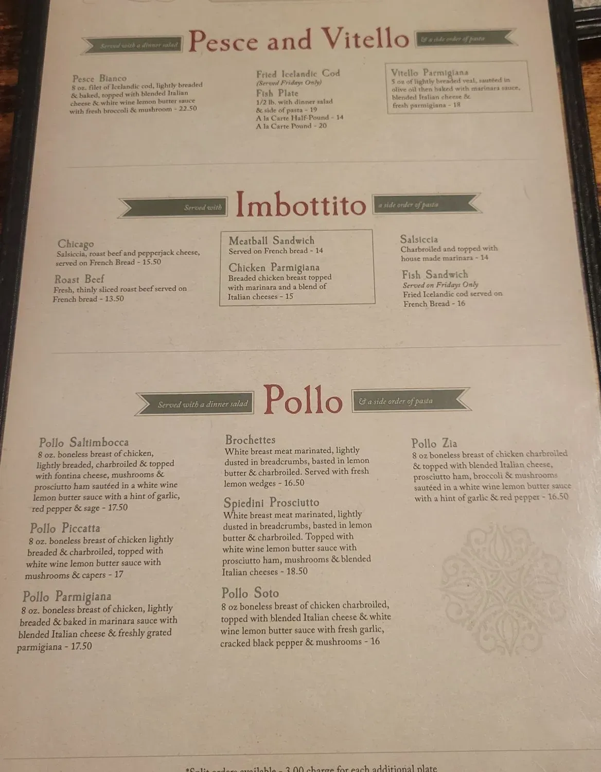 Menu 4