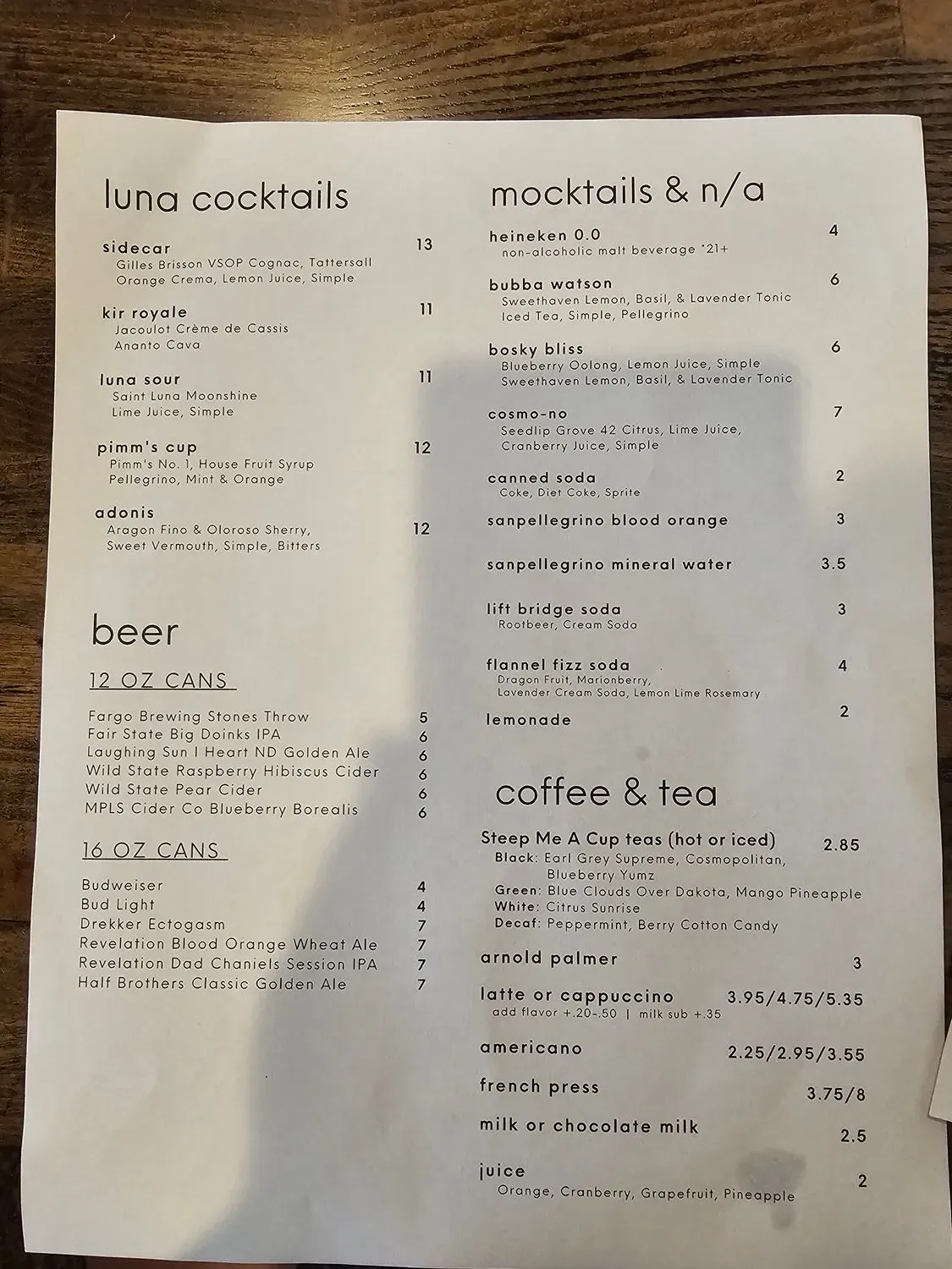 Menu 6