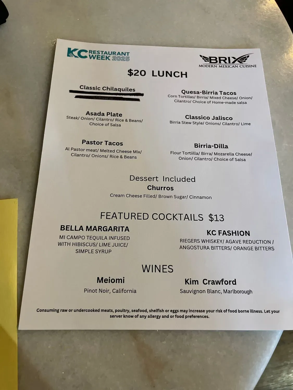 Menu 4