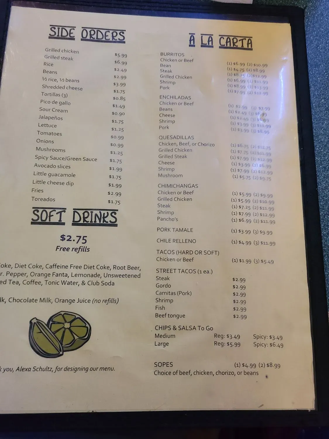 Menu 4