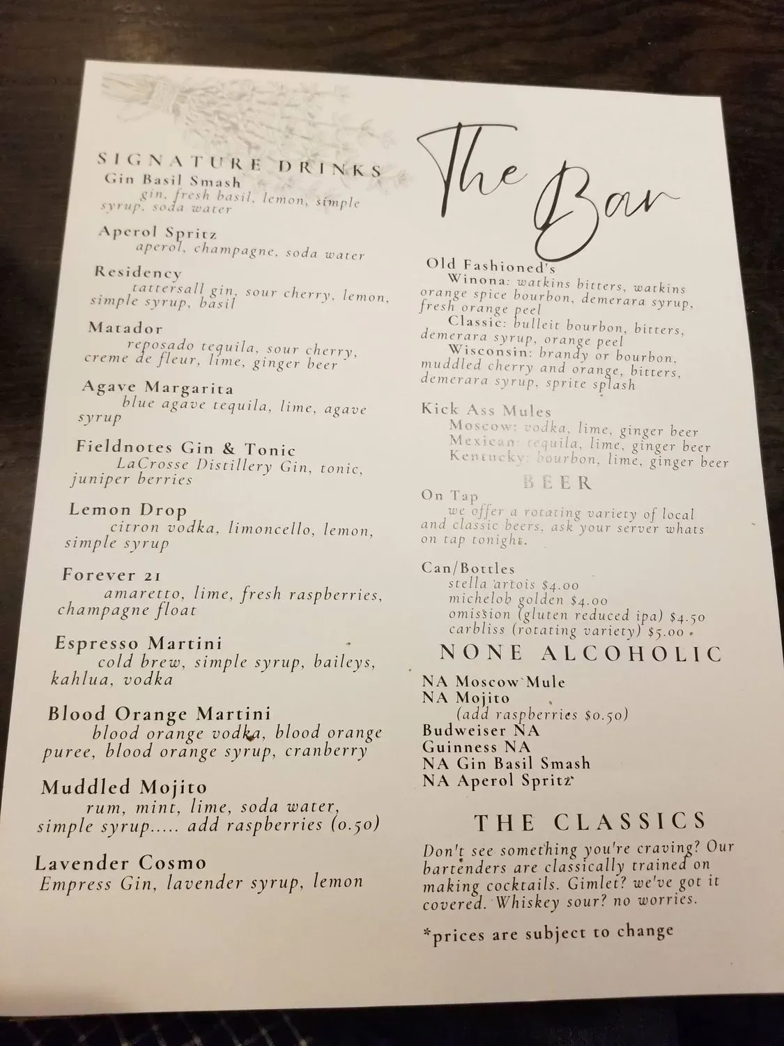 Menu 2