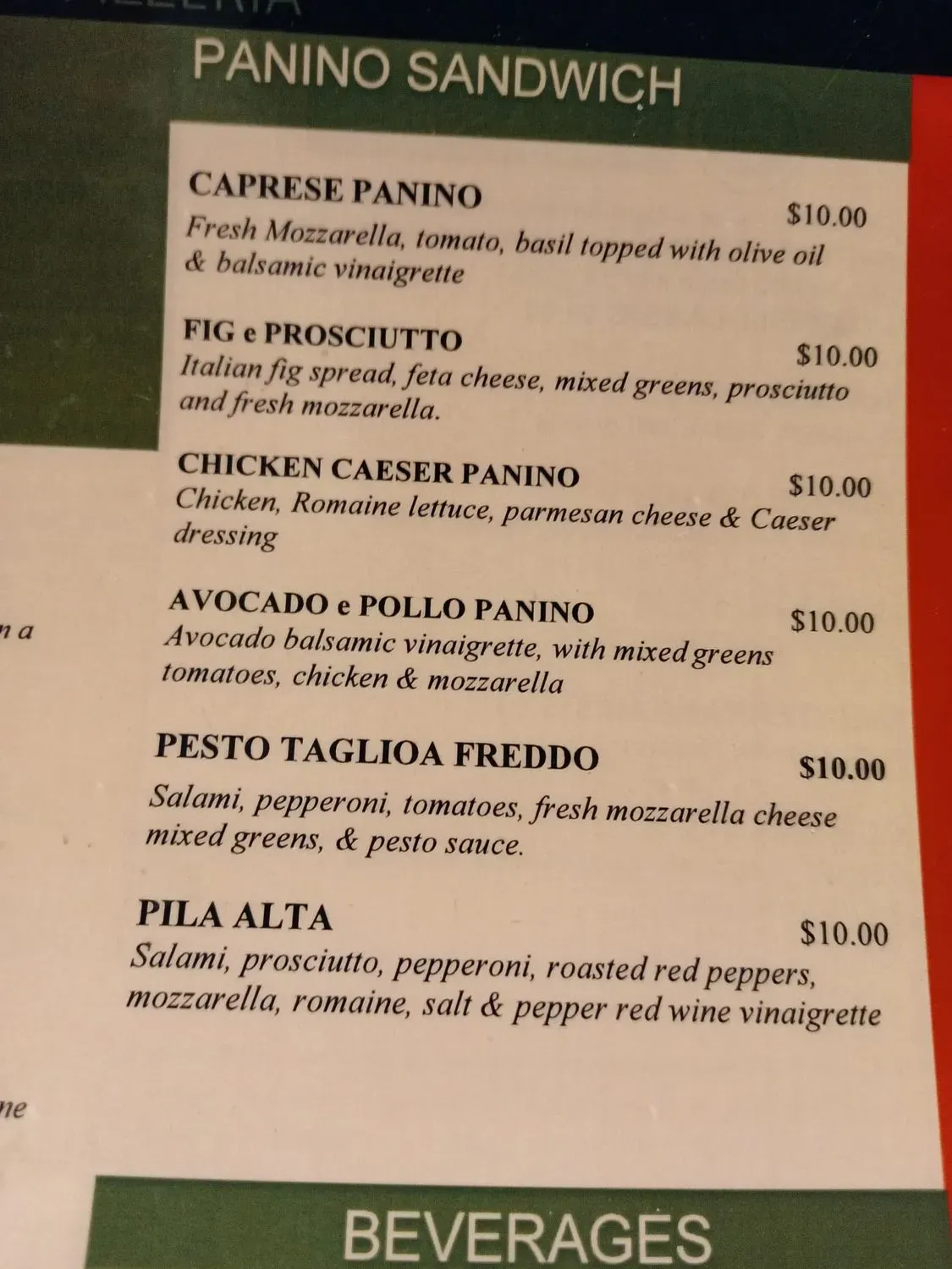 Menu 2