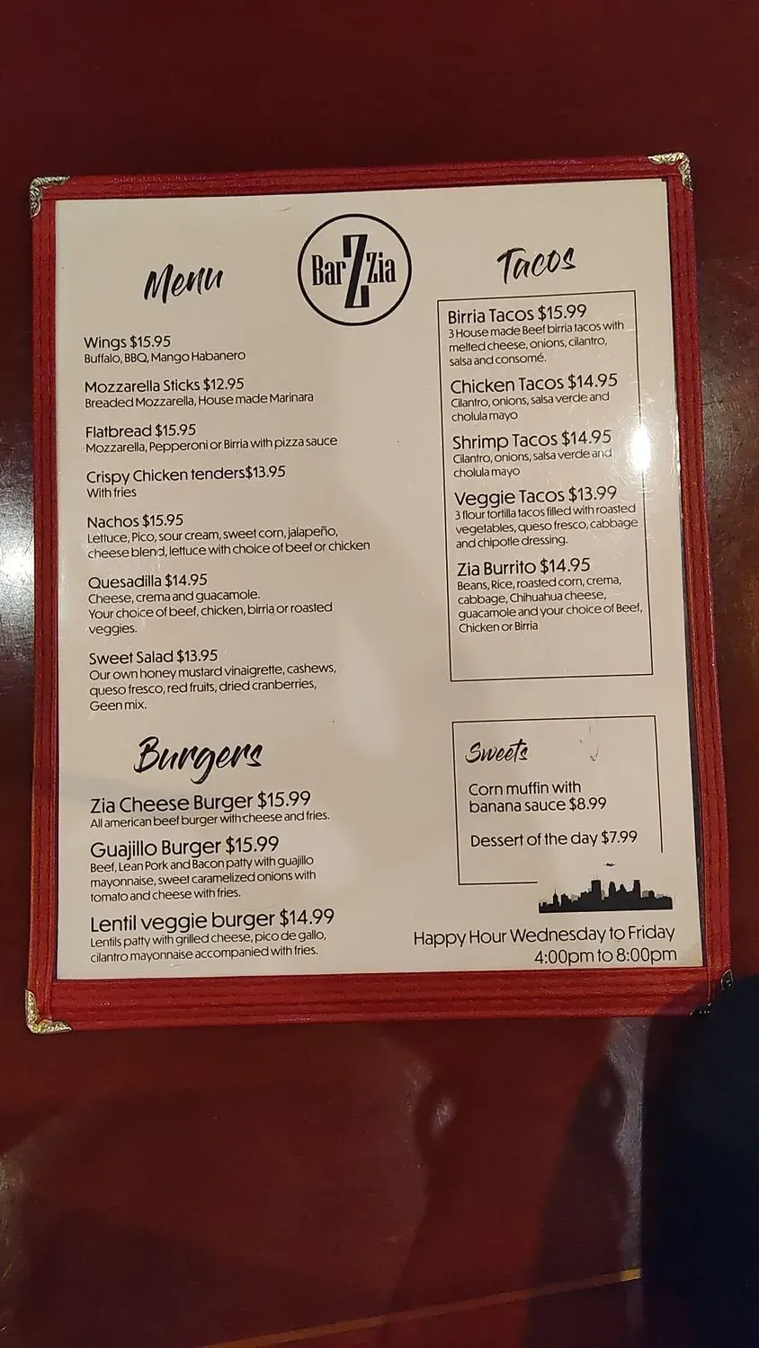 Menu 3