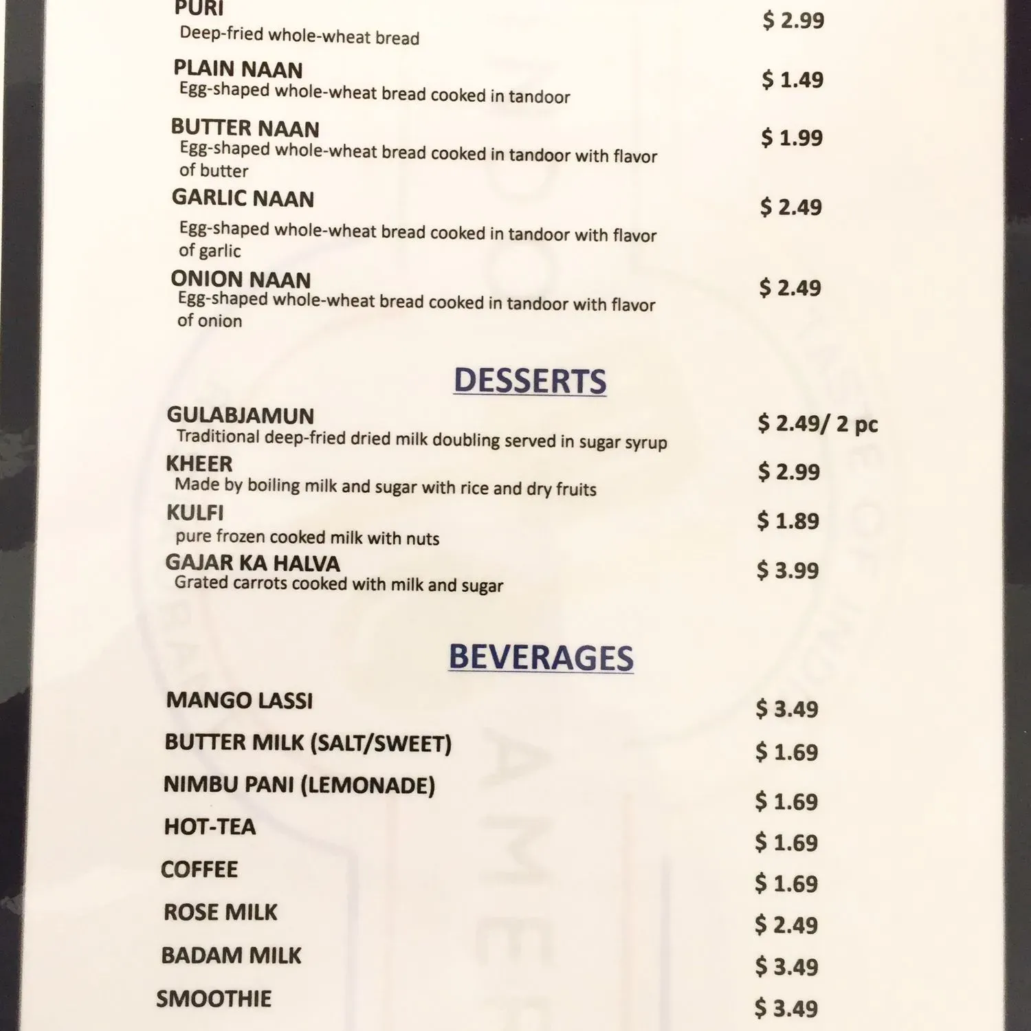 Menu 2