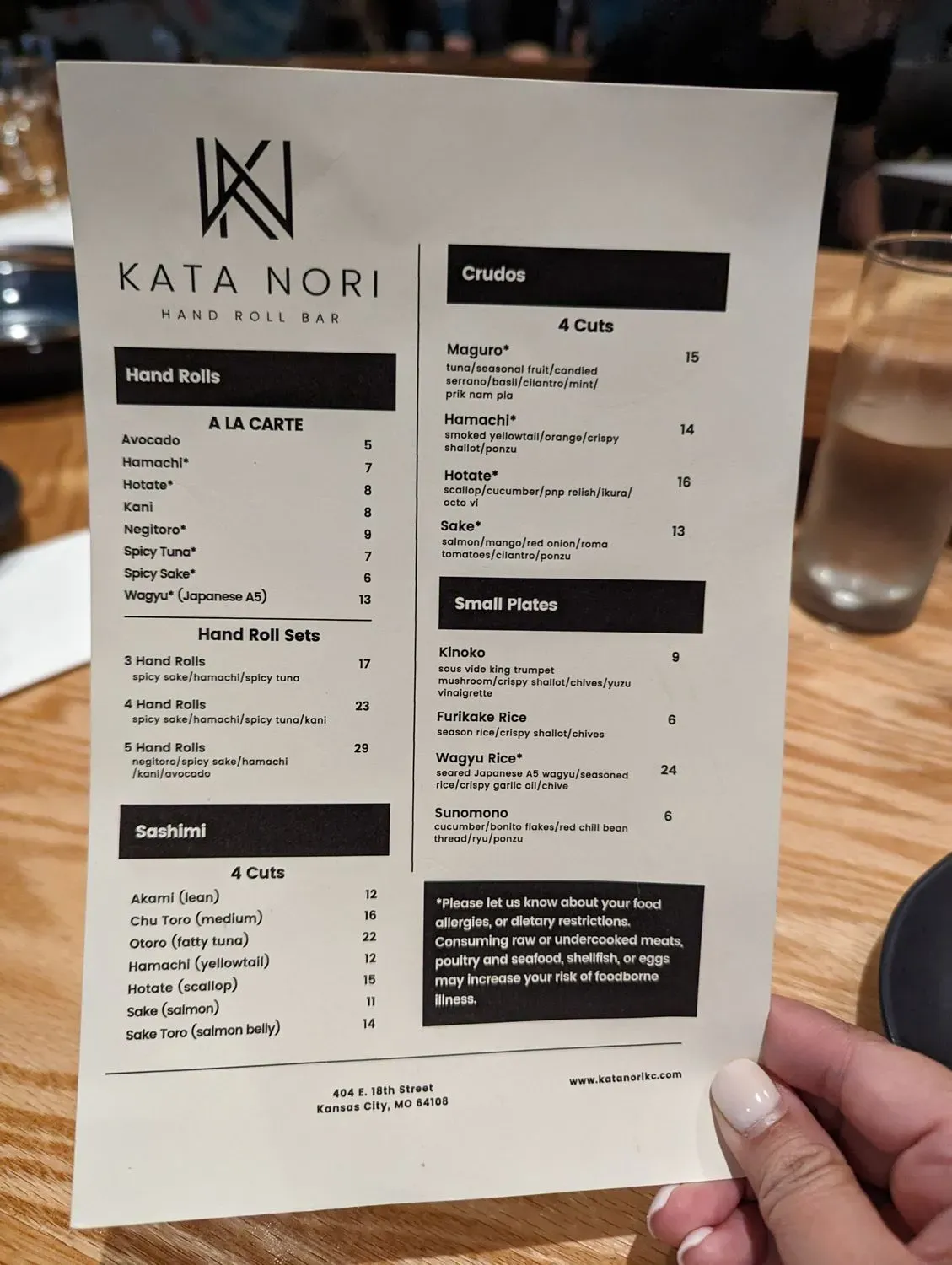 Menu 6