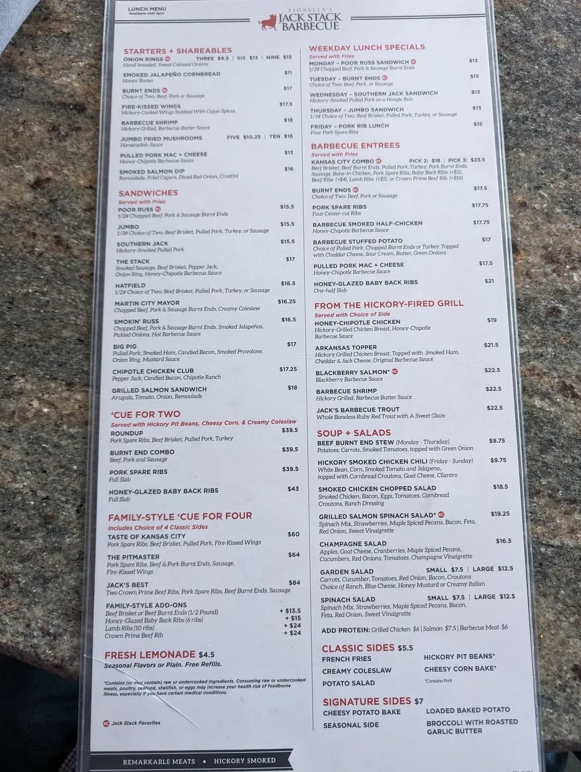 Menu 2