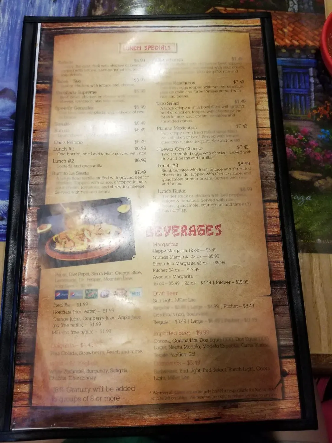 Menu 5