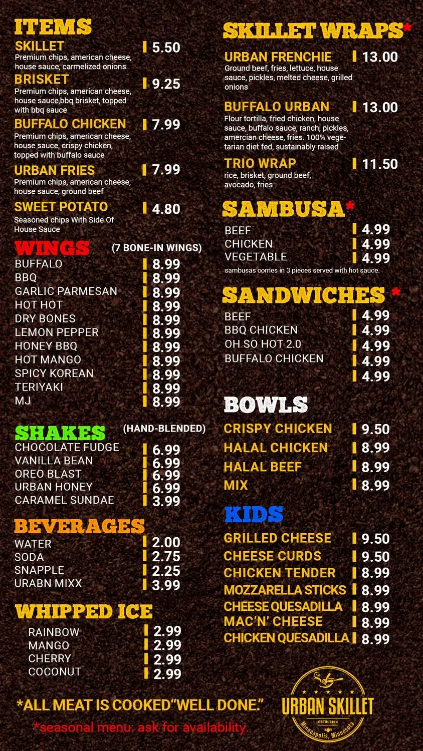 Menu 2