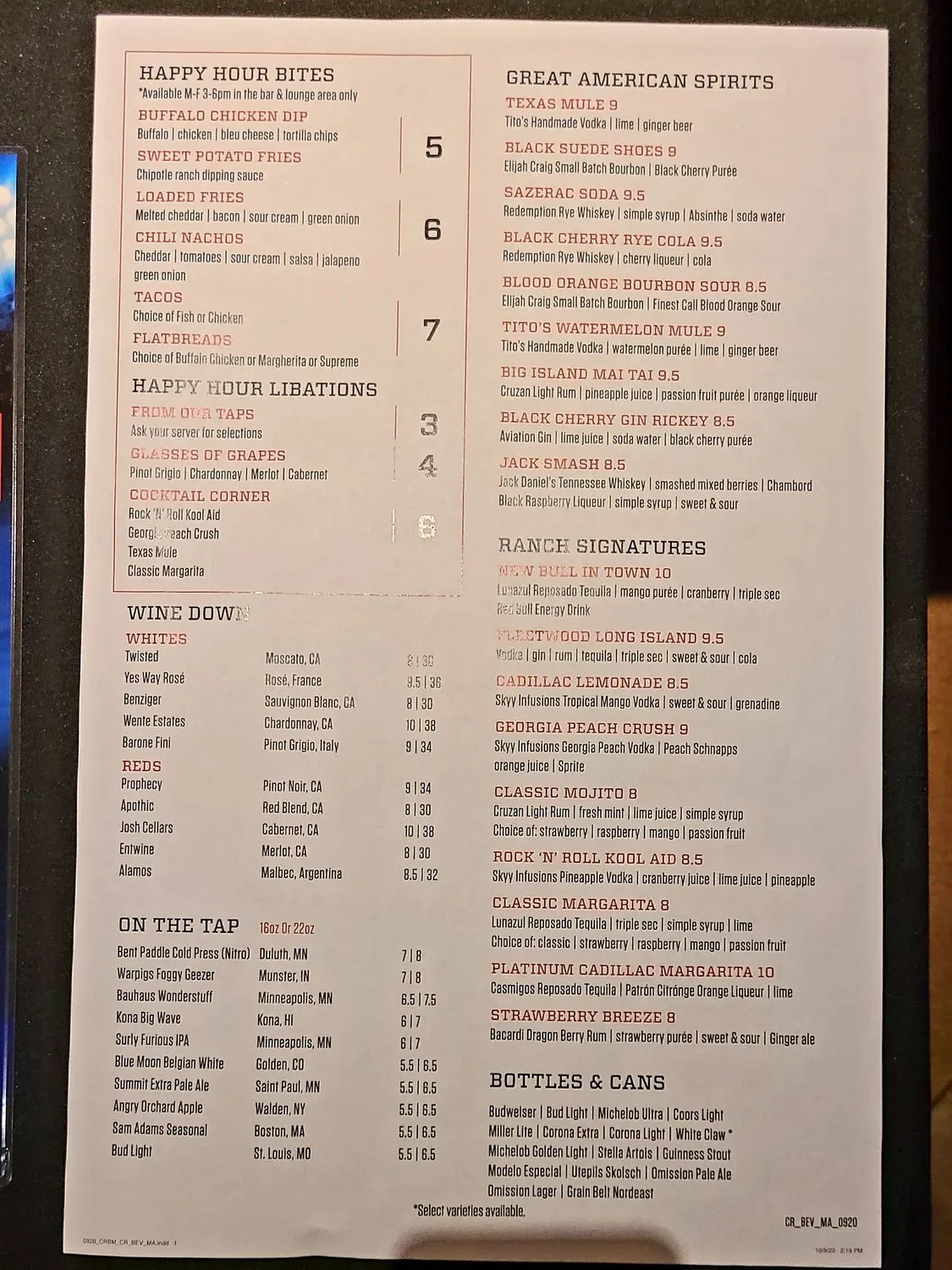 Menu 3