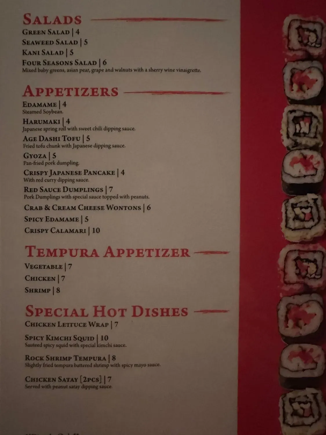 Menu 4