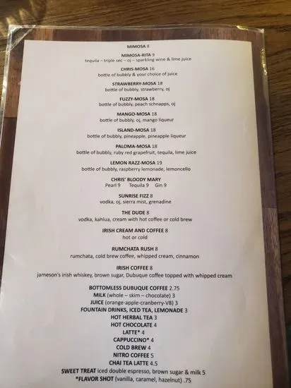 Menu 4