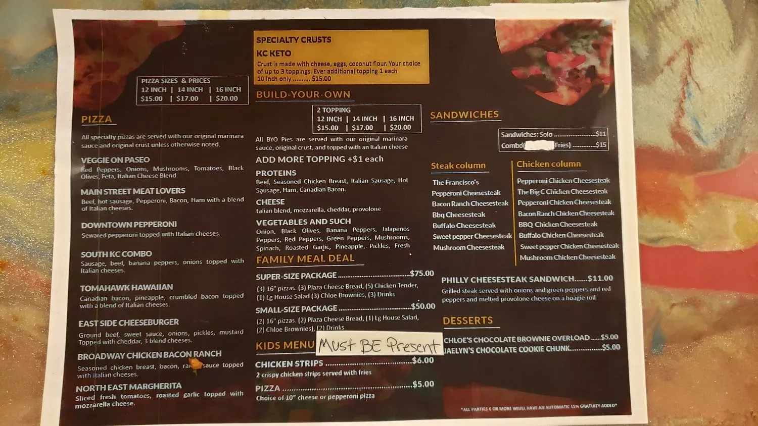 Menu 3