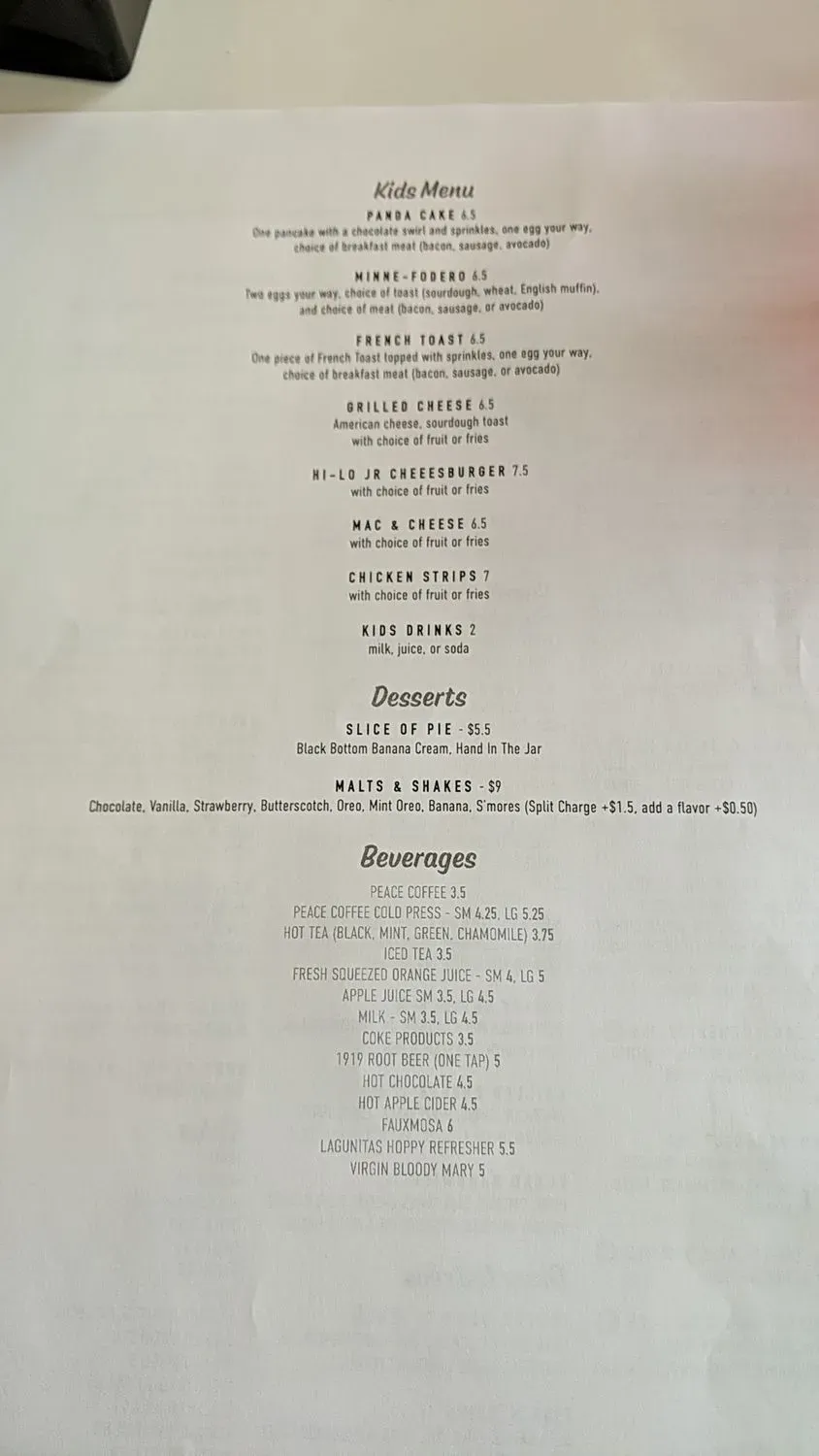 Menu 4