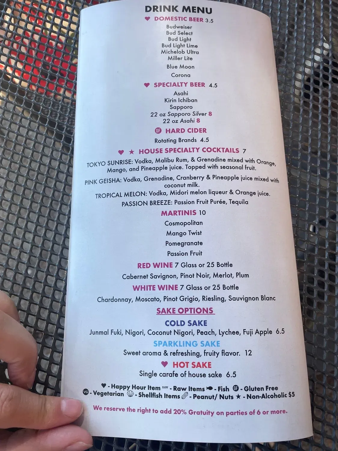 Menu 6