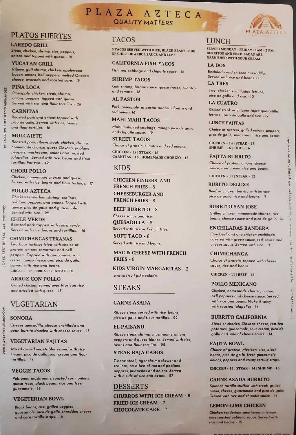 Menu 6