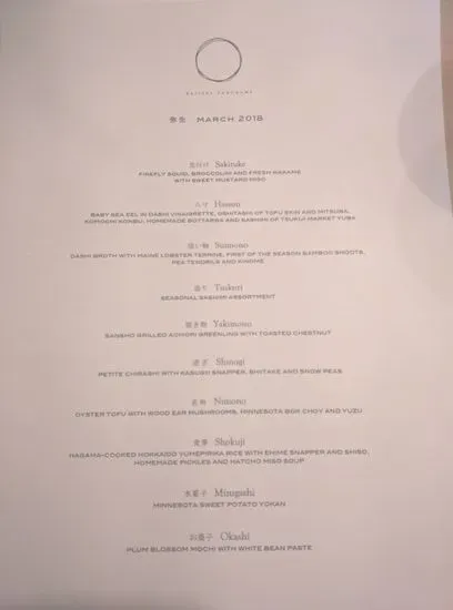 Menu 5