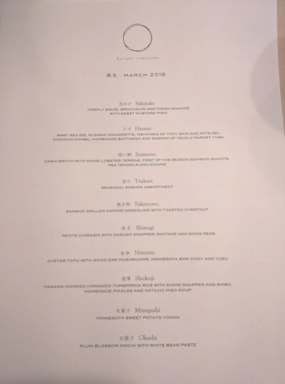 Menu 6