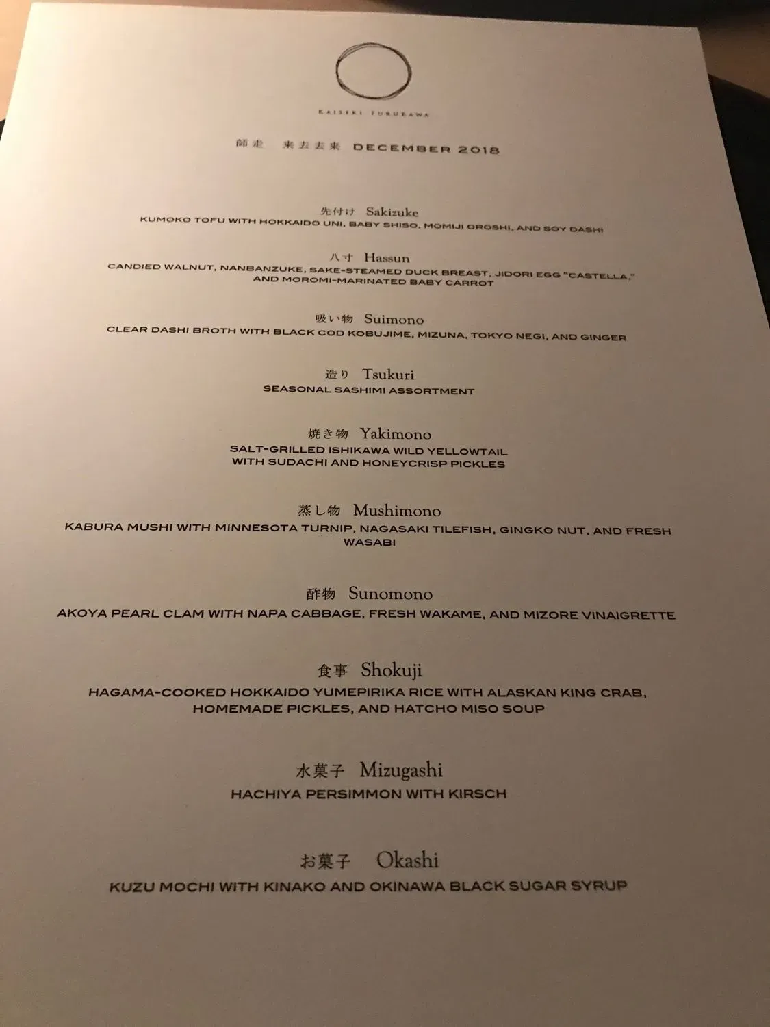 Menu 6