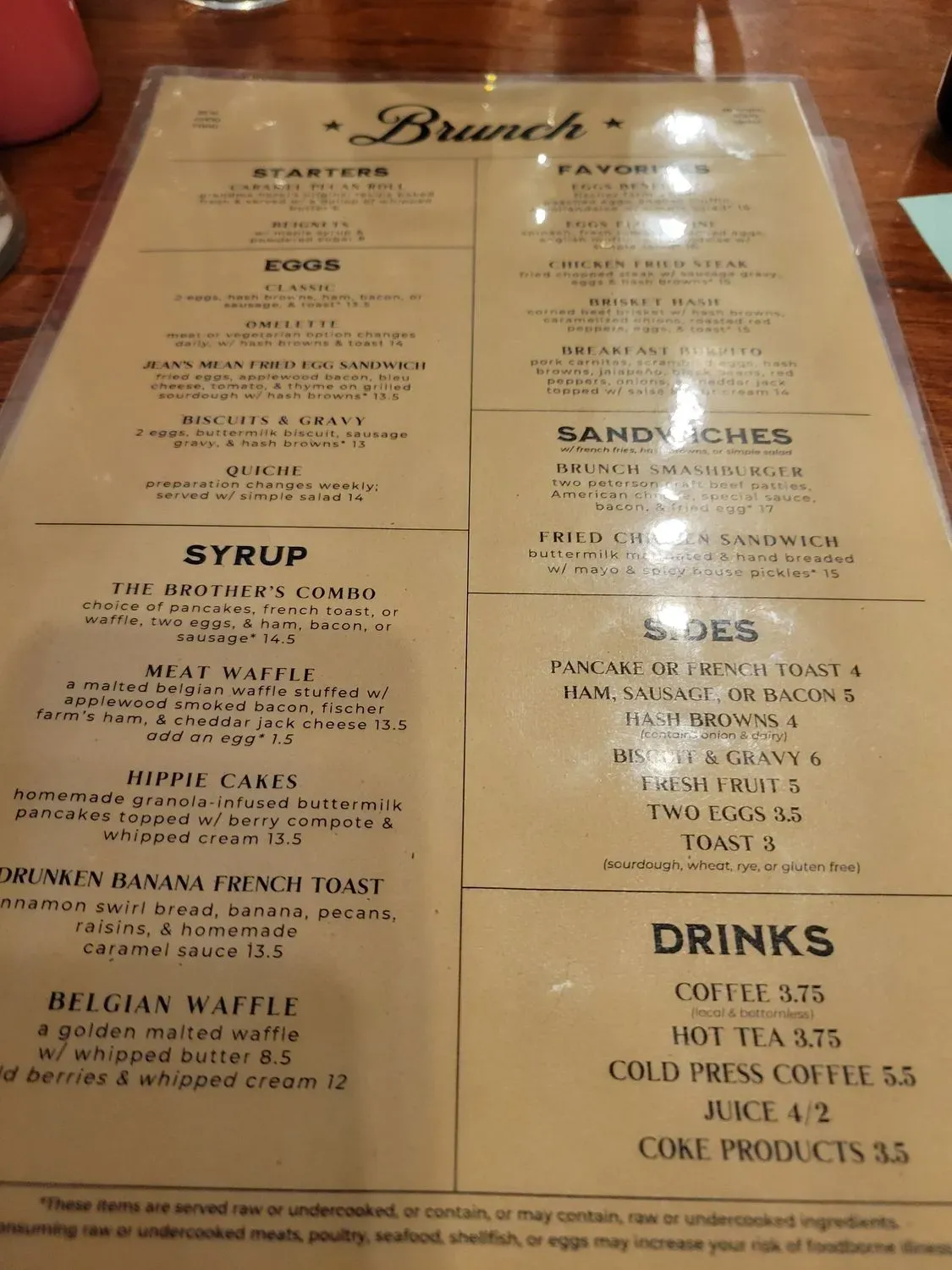 Menu 5