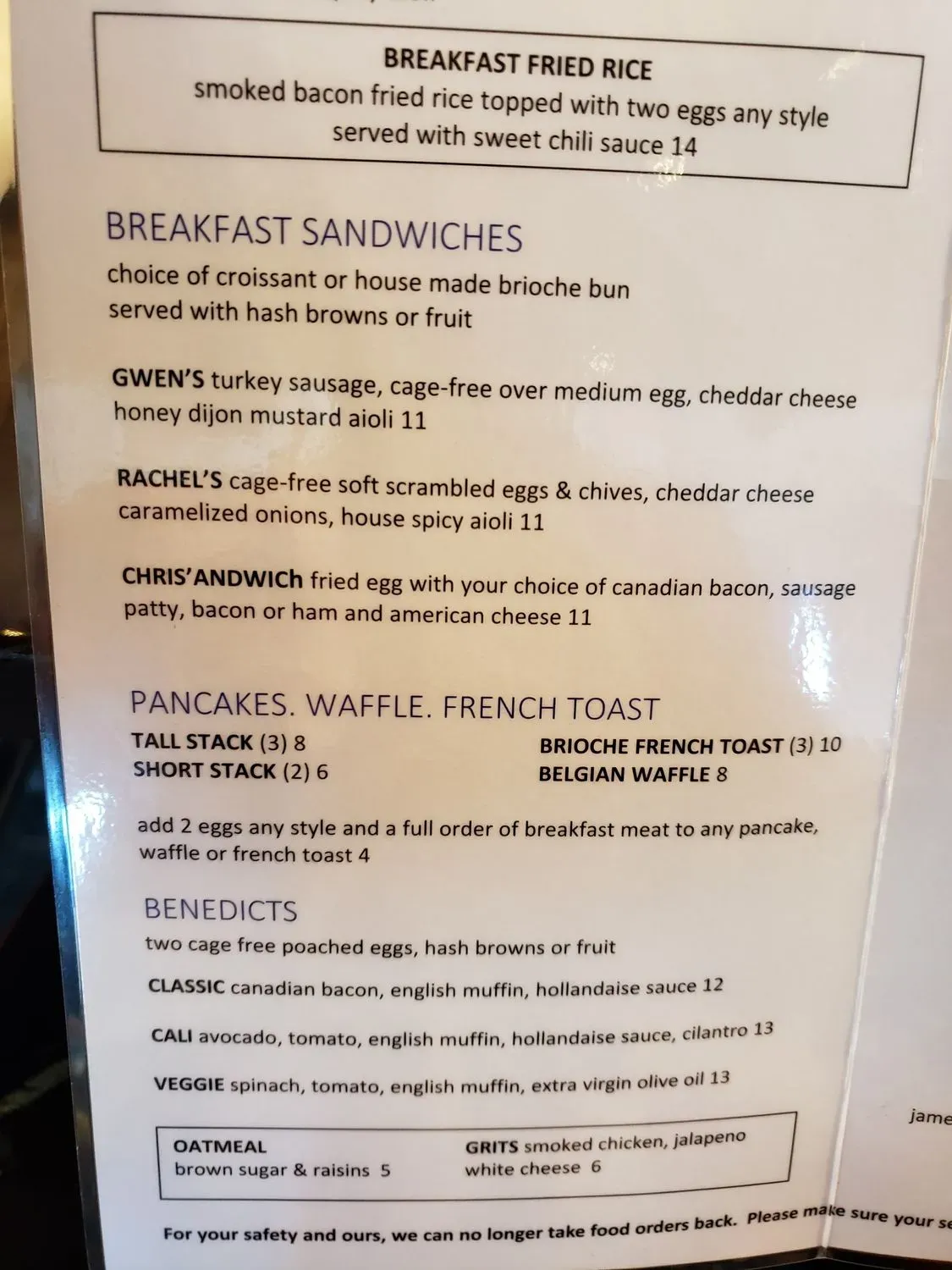 Menu 5