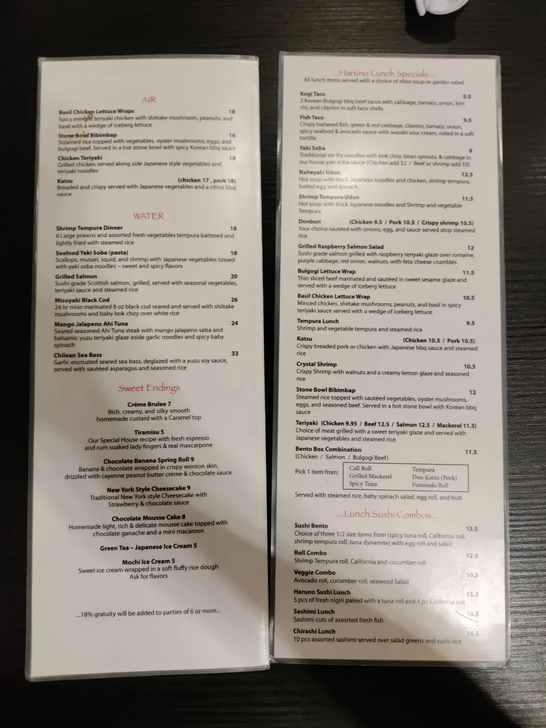 Menu 4