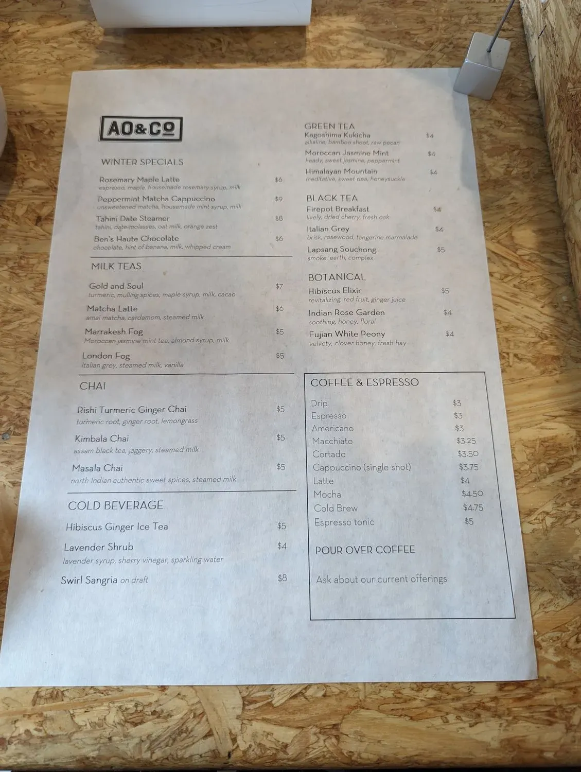 Menu 4