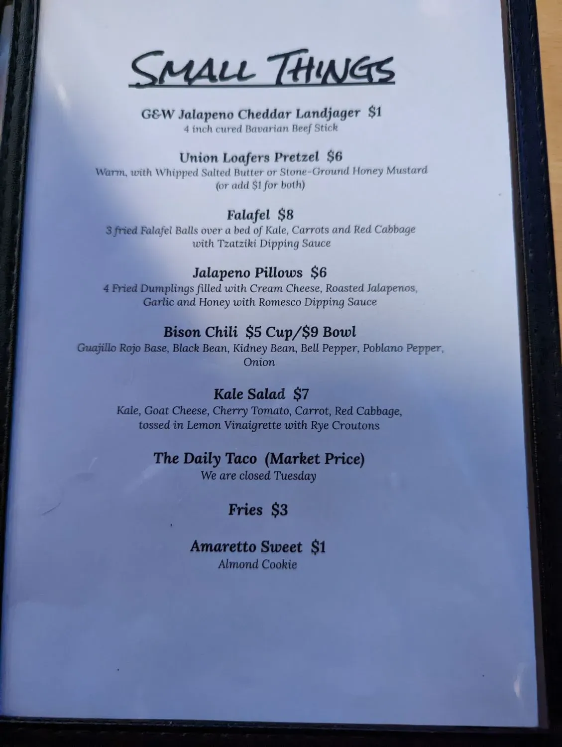 Menu 3