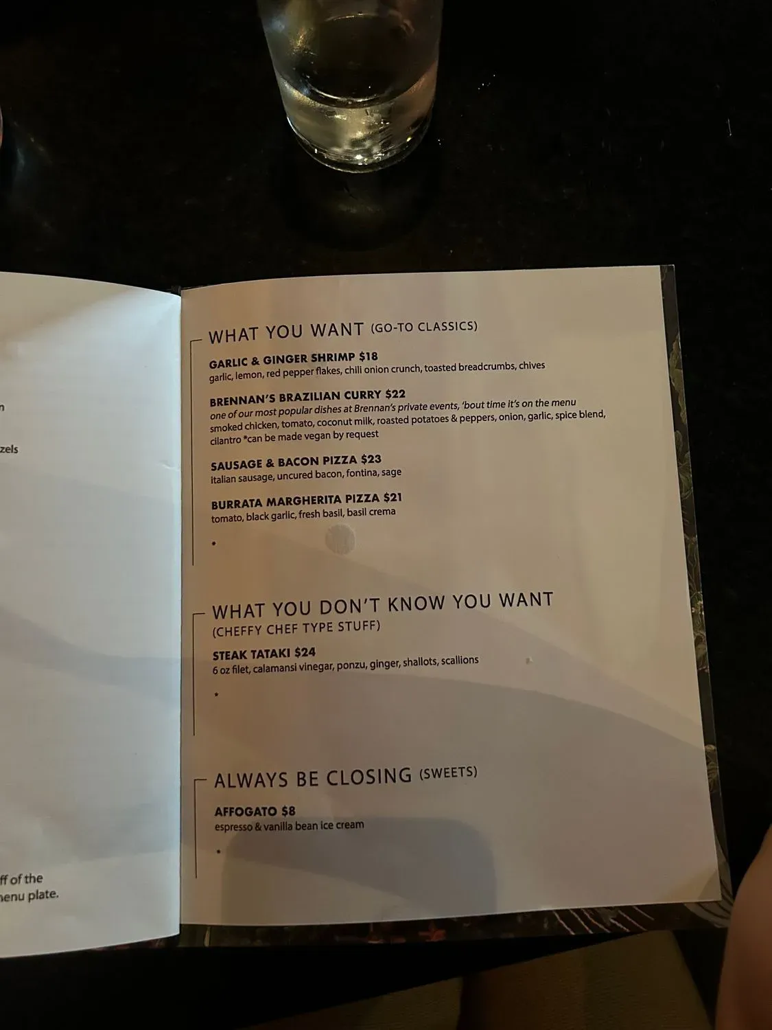 Menu 4