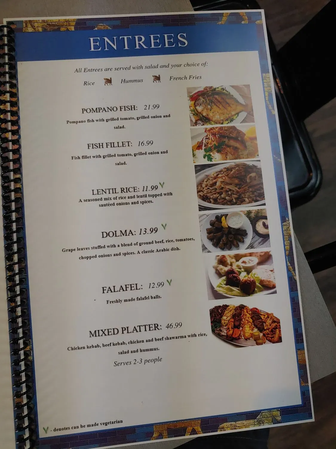 Menu 6