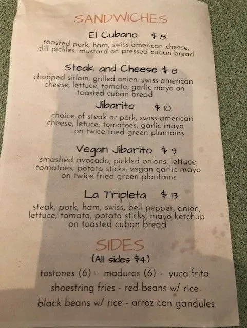 Menu 6