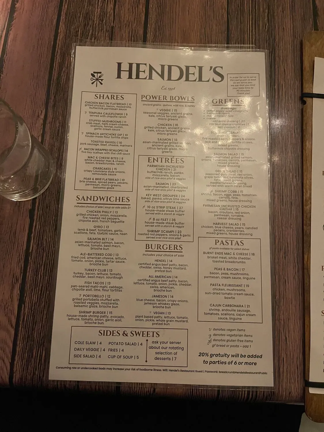 Menu 5