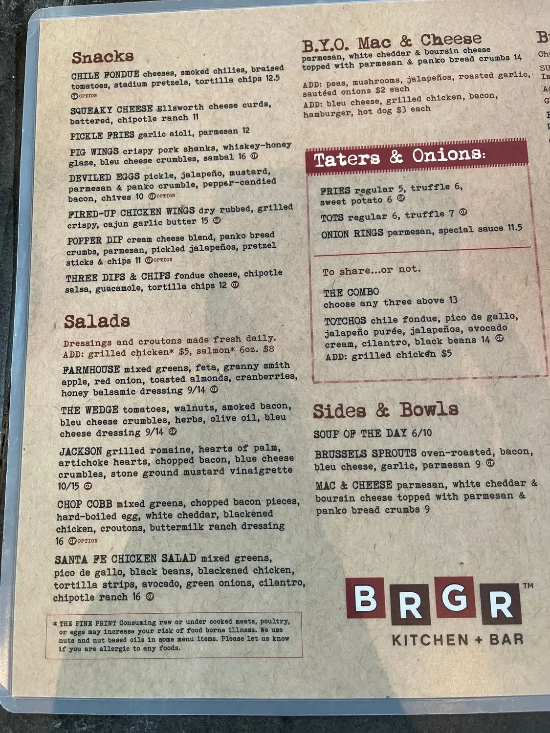 Menu 4