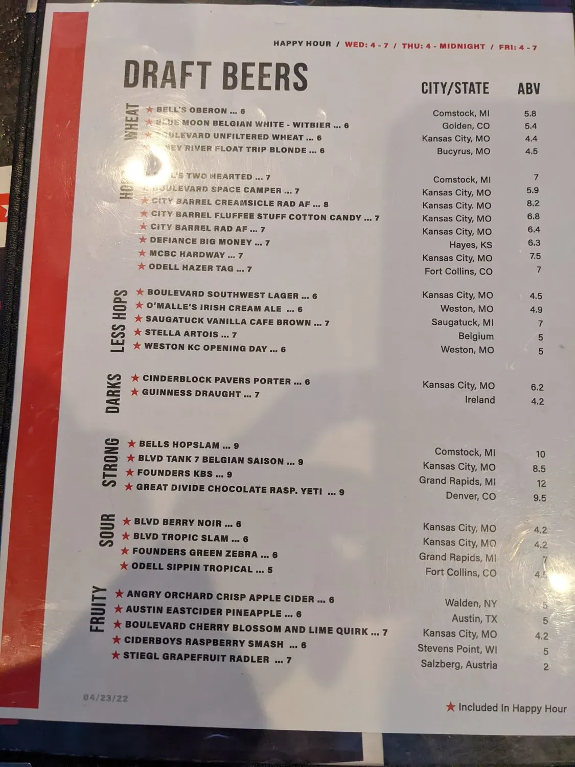 Menu 2