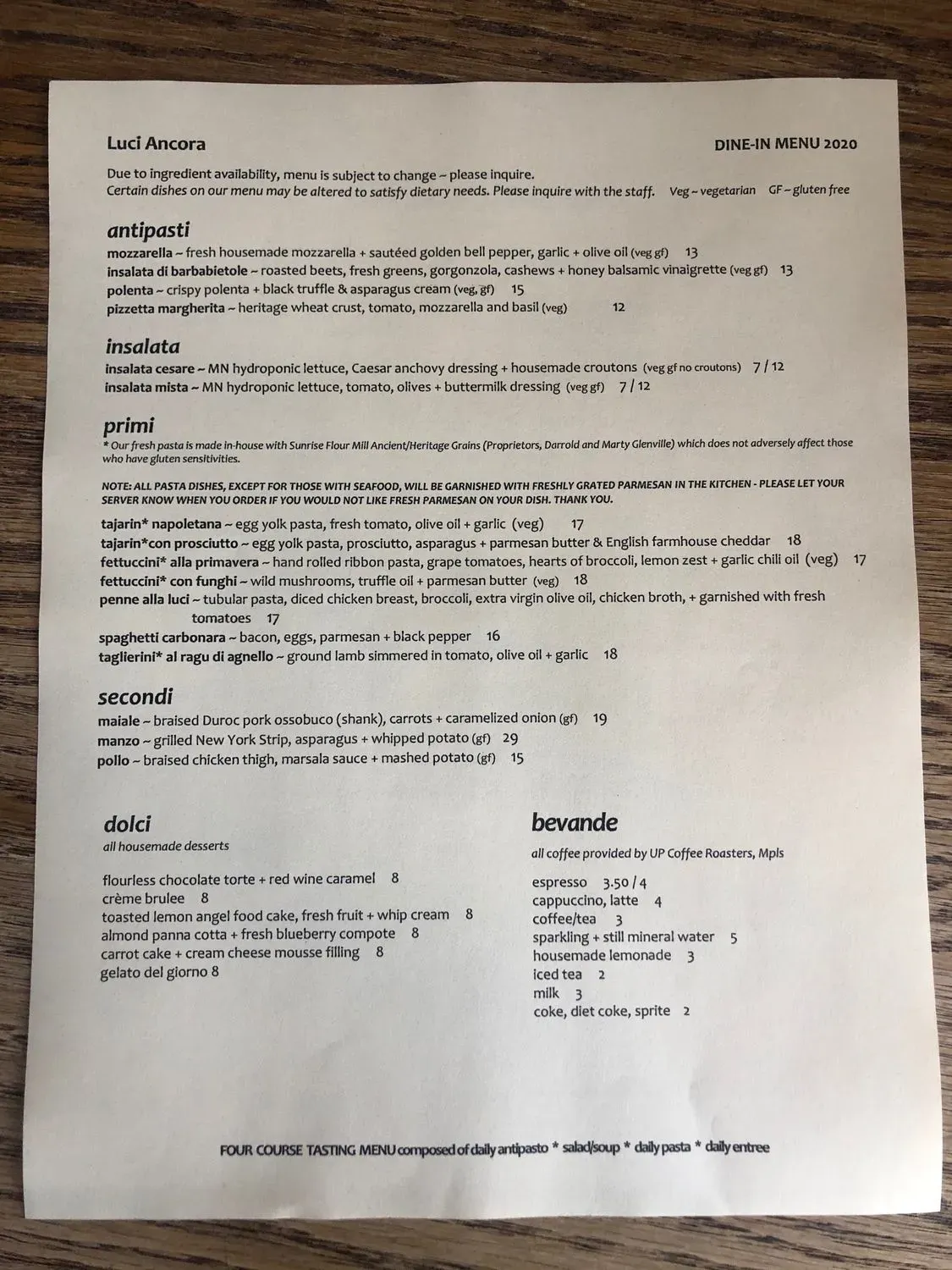 Menu 2