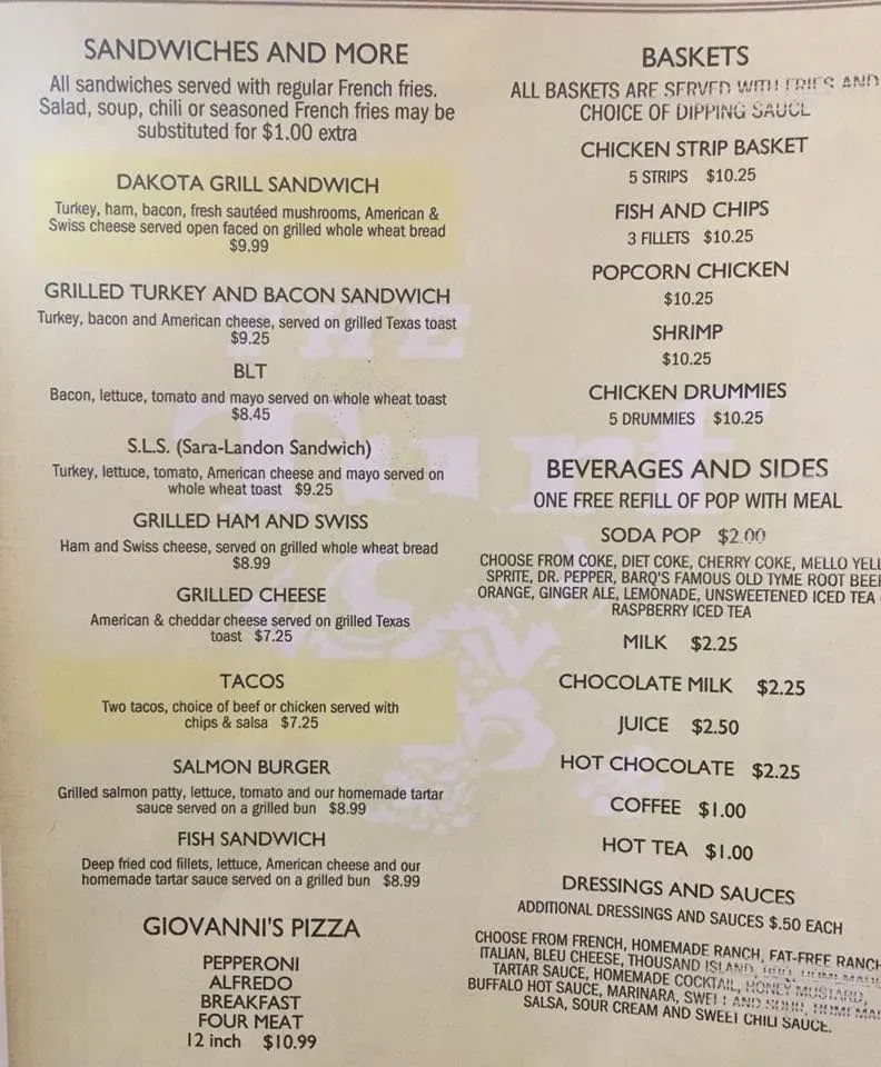 Menu 4