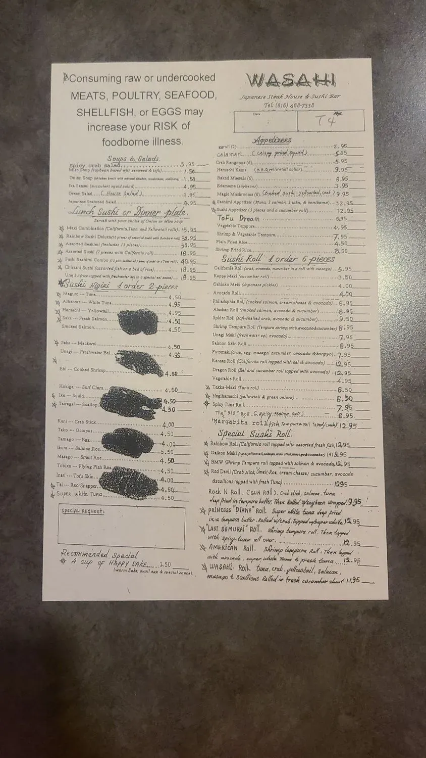 Menu 4